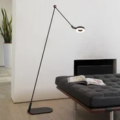 Martinelli Luce LAmica LED talna svetilka, črna - Dnevna soba/jedilnica - Dizajn - sijajna črna - Kovina