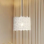 Obesek Lindby Aralena, bela barva, kovina, O 26 cm - Dnevna soba/jedilnica - Sodobni