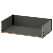 BESTA Okvir fioke, tamnosiva, 60x15x40 cm