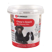 Flamingo Chewn Snack mehke kosti mini mix 500g - Govedina - Mehki mesni priboljški - Flamingo