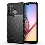 TPU gel ovitek Titan X za Samsung Galaxy A21 - črn