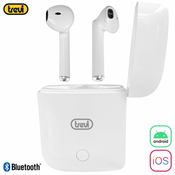 TREVI HMP 12E20 AIR mini Bluetooth 5.1 slušalke z mikrofonom, bele