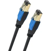Oehlbach Oehlbach D1C19352 RJ45 omrežni kabel\, Patch kabel CAT 8.1 1.00 m črna 1 kos, (20421293)