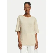 BOSS T-shirt C_Emma 50556387 Svijetlo bež Regular Fit