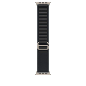 49mm Black Alpine Loop - Small - Natural Titanium Finish