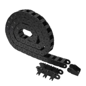 Start3Dprint Kabelska veriga za kable 1 m 10x15 mm z mostičkom - Ojačan najlon, prilagodljiva, enostavno vzdrževanje