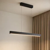 Lucande pametna LED viseča svetilka Mylosh, črna, CCT, Tuya - Dnevna soba/jedilnica - Sodobni - Aluminij