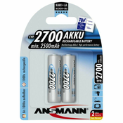 Ansmann 2700 Mignon x2 AA 2500 mAhAnsmann 2700 Mignon x2 AA 2500 mAh