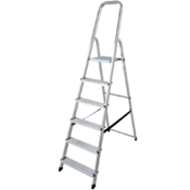 KRAUSE Kucne aluminijumske merdevine 000736, 1.90m, Hrom