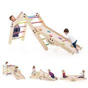 Sklopive drvene penjačke igračke s podesivom rampom, Montessori penjački set - NOVO