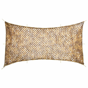 shumee vidaXL Maskirna mreža z vrečko za shranjevanje 708x423 cm peščena