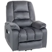 Homestar Električni naslanjač z dvigalno funkcijo 85x94x107 cm siva