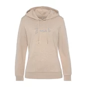 BENCH Sweater majica bež melange