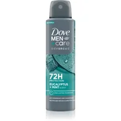 Dove Men+Care Advanced antiperspirant v pršilu 72 ur Eucalyptus & Mint 150 ml
