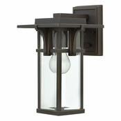 Elstead HK-MANHATTAN2-S - Zunanja svetilka MANHATTAN 1xE27/100W/230V IP44