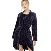 Ženski kopalni plašč KILLSTAR - Midnight Moth - Black/Purple - KSRA013808
