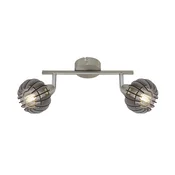 Briloner 2852- 026 - Spot svetiljka RETRO 2xE14/5,5W/230V od kaucukovog drveta