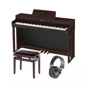CASIO AP-300BN NEW CELVIANO SET DIGITALNI PIANINO S STOLOM IN SLUŠALKAMI