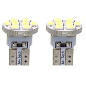 M-Tech LED ŽARNICA W5W T10 8xSMD M-TECH OSRAM LED BELA