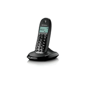 MOTOROLA fiksni telefon C1001, črni