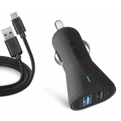 SBS avtopolnilec Fast Charge, 2100 mAh, 1A, 2.1A