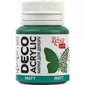 Akril za dekoracije, MATT, 20 ml, ROSA TALENT - Green Deep mat