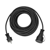 PODALJŠEK GUMIRAN 15m 3500W H05RR-F 3x1,5mm IP44, ČRN | Topdom