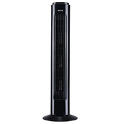 Jocca 74 cm visoki crni stolni ventilator s daljinskim upravljačem