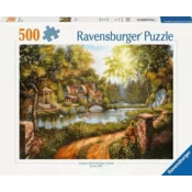 Ravensburger sestavljanka, Koča ob reki, 500/1