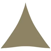 shumee Vrtno jadro Oxford Cloth Triangular 5x7x7 m Bež