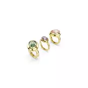 Swarovski prstan ženski pozlačen Swarovski kristal GEMA