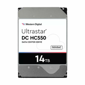 WD Ultrastar 3.5in 26.1MM 14000GB 512MB 7200RPM SATA ULTRA 512E SE DC HC550