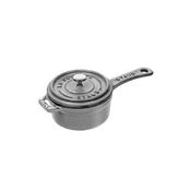 Mini-saucepan, cast iron, 10 cm/0.25L, Graphite Grey - Staub
