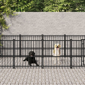 vidaXL Vanjski kavez za pse čelični 11,26 m2
