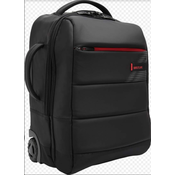 BESTLIFE Batoh s kolečky CPLUS Black na 15,6” notebook BL-BB-3335BK, černo/červený