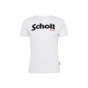 Schott NYC Majica rdeča/črna/bela