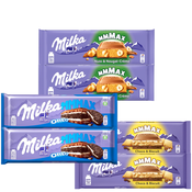 Milka Paket cokolada Oreo + Nut nugat + Keks, 300g, 6 komada