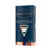 Britvica za rucno brijanje King C Gillette Neck Razor Plava
