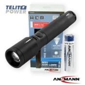 Ansmann LED Džepna svjetiljka S trakom za nošenje oko ruke Ansmann Future T400FR pogon na punjivu bateriju 400 lm 143 g Crna