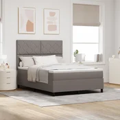 vidaXL vidaXL Postelja z vzmetnico z vzmetnico Taupe 160 x 200 cm blago, (5000127237)