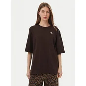 adidas Majica Essentials Boyfriend LL0396 Temno rjava Regular Fit