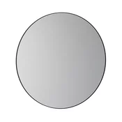 Ogledalo za kupatilo BORGSTED, prečnik 60 cm, crno