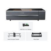 P2S 55W laserski rezalnik siv – Versatile bundle