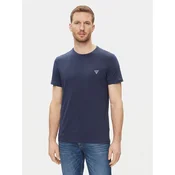 Guess Majica Caleb U97M00 KCD31 Modra Slim Fit