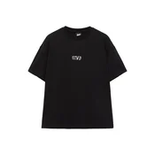 Pull&Bear Majica STWD črna/bela