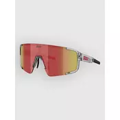BLIZ Active Eyewear P003 Transparent Dark Grey Sunglasses brown w red multi