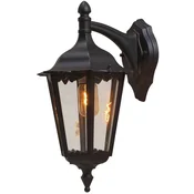 Konstsmide zunanja stenska svetilka Konstsmide Firenze, viseča, energijsko varčna žarnica, E27, 100 W, črna, 230 V/50 Hz, 7212-750