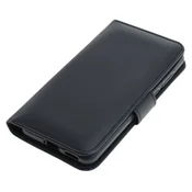 Preklopni etui za Huawei P40 iz umetnega usnja, črna