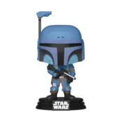 Bobble Figure Star Wars The Mandalorian POP! - Death Watch Mandalorian - Two Stripes