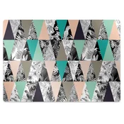 Decormat Podloga za zaščito tal Tropical patchwork 120x90 cm 2 cm